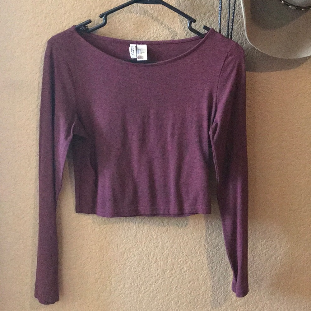 H&M long sleeve crop